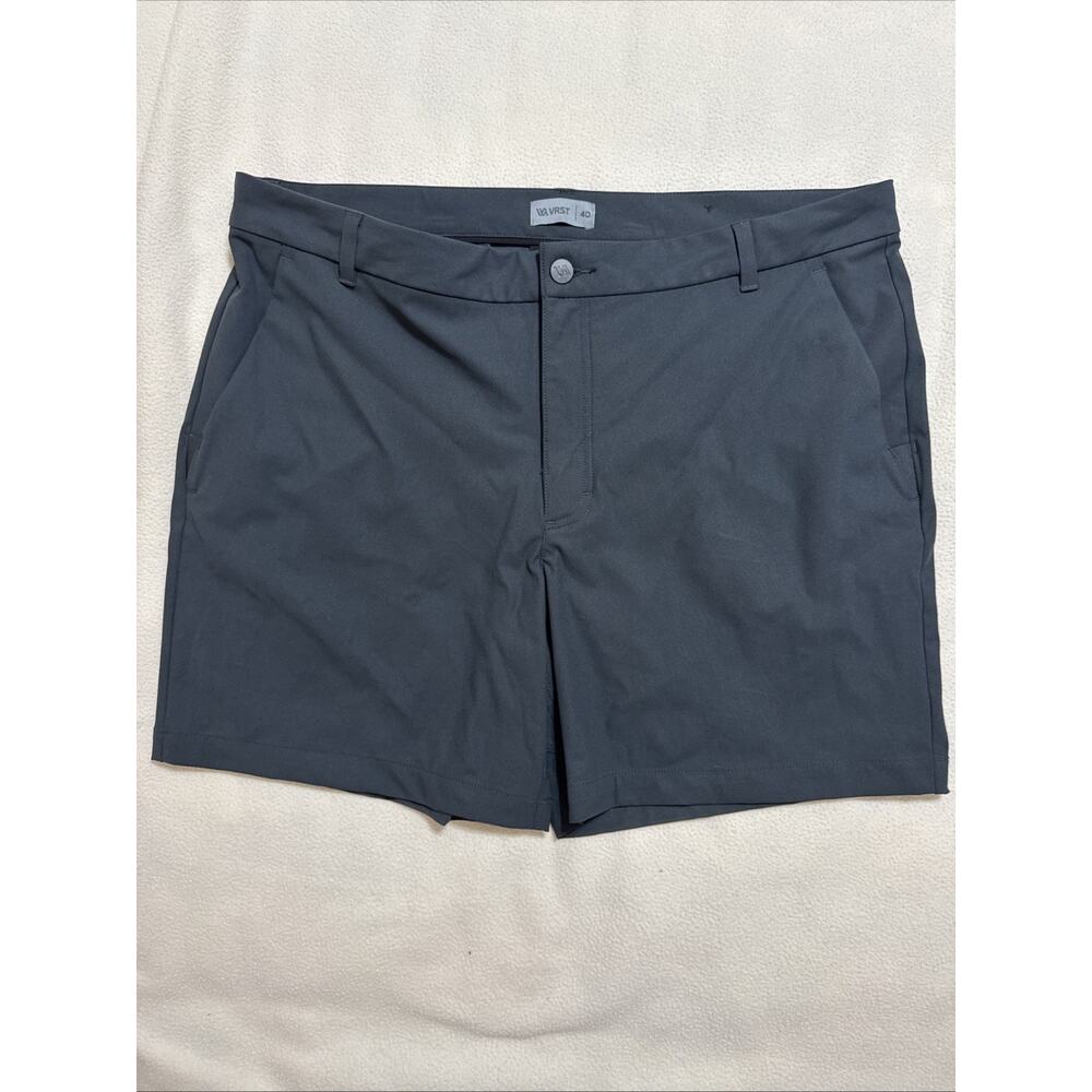 VRST Gray Tech Shorts Athletic Golf Casual Stretch Pockets Waist Men's 40